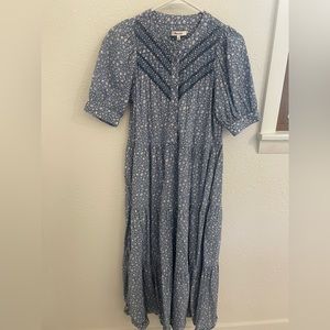 Madewell Floral Midi Dress
